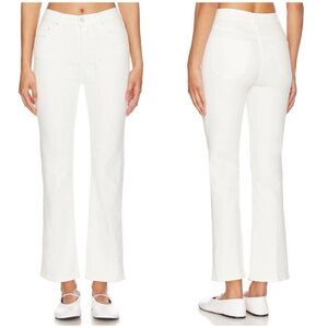 Mother The Tripper Ankle Jeans Cream Puffs White Size 25